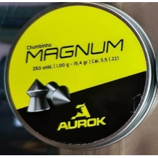 Chumbinho aurok Magnum 5.5mm 250und