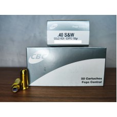 .40 S&W 155GR GOLD HEX CAIXA COM 50 UND.